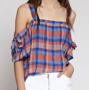 Plaid Blouse
